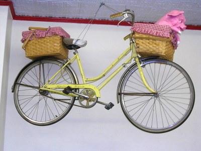 Bicycle Hanging in Corner Store, Colo Spgs.